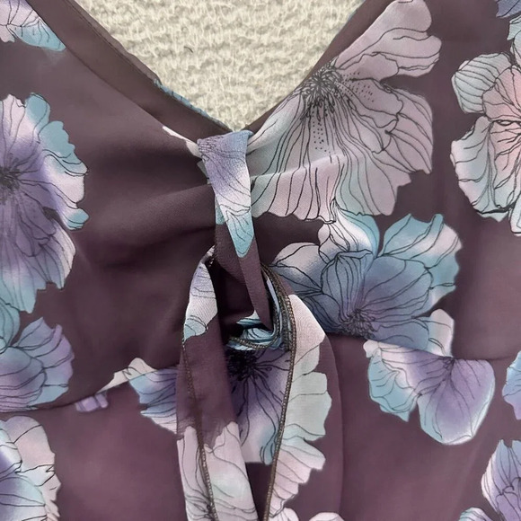 Vintage Y2K Floral Slip Dress Fairy Dark Romantic Whimsical Witch - Picture 3 of 16